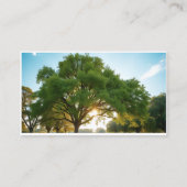 Carte De Visite Quiet Time With a Big Tree (Dos)