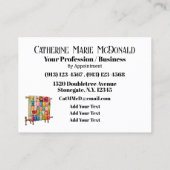 Carte De Visite Quilage De Taille Puissante (Dos)