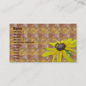 Carte de visite Quilt, Bee et Black Eyed Susan (Devant)