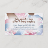 Carte De Visite Quilter à coudre de singe coudre couture couette c (Dos)