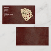 Carte De Visite Quinte royale (Devant / Derrière)