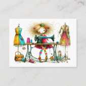 Carte De Visite Quirky Seamstress Couture Tailor (Devant)