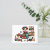Carte De Visite Quirky Seamstress Couture Tailor (Debout devant)