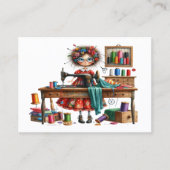 Carte De Visite Quirky Seamstress Couture Tailor (Devant)