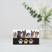 Carte De Visite Race de chiens mixtes | Protection des animaux (Debout devant)