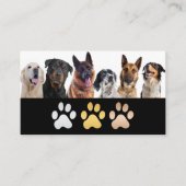 Carte De Visite Race de chiens mixtes | Protection des animaux (Devant)