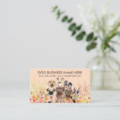Carte De Visite Races de chiens Garde de chiots (Debout devant)