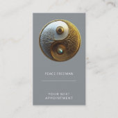 Carte De Visite Racine de l'Harmonie | Conception Yin Yang (Devant)