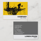 Carte De Visite Radar Mast - Ambre (Devant / Derrière)