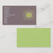 Carte De Visite Radial - affaires (Devant / Derrière)