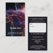 Carte De Visite Radiant Current Aura Energy (Devant / Derrière)