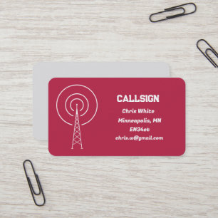 Carte De Visite Radio amateur