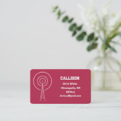 Carte De Visite Radio amateur (Debout devant)