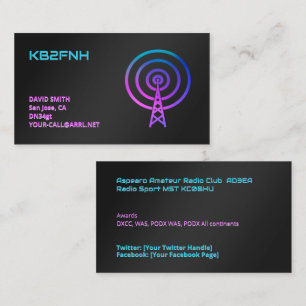 Carte De Visite Radio amateur