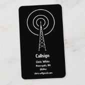 Carte De Visite Radio amateur