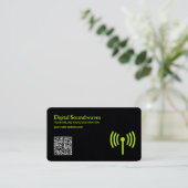 Carte De Visite Radio Premium (Debout devant)