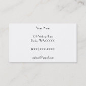 Carte De Visite Radio vintage (Dos)