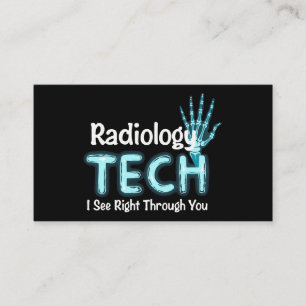 Carte De Visite Radiologie Tech Humour X Ray