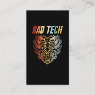 Carte De Visite Radiologie Xray Retro Skeleton Radiologiste