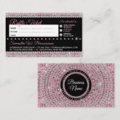 Carte De Visite Raffle Cinq Dollar Bijoux bling (Devant / Derrière)