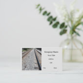 Carte De Visite Rail de chemin de fer  (Debout devant)