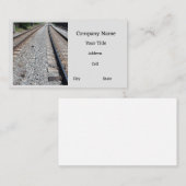 Carte De Visite Rail de chemin de fer  (Devant / Derrière)