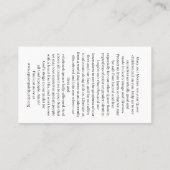 Carte De Visite Rainbow Black Madonna Holy Card (Dos)