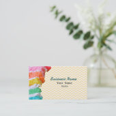 Carte De Visite Rainbow Cake (Debout devant)