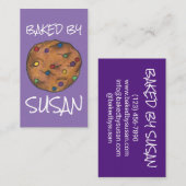 Carte De Visite Rainbow Chocolate Chip Cookie Cuisiné Par Boulange (Devant / Derrière)