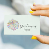Carte de visite Rainbow Dahlia