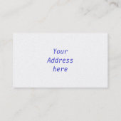 Carte De Visite RAINBOW FLAG BUTTON + your sign or text (Dos)