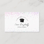 Carte De Visite Rainbow Glitter Bread Logo Bakery (Devant)