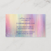 Carte De Visite Rainbow Gradient Professional Jewelry Care  (Dos)