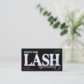 Carte De Visite Rainbow Lash Extension Aftercare  (Debout devant)