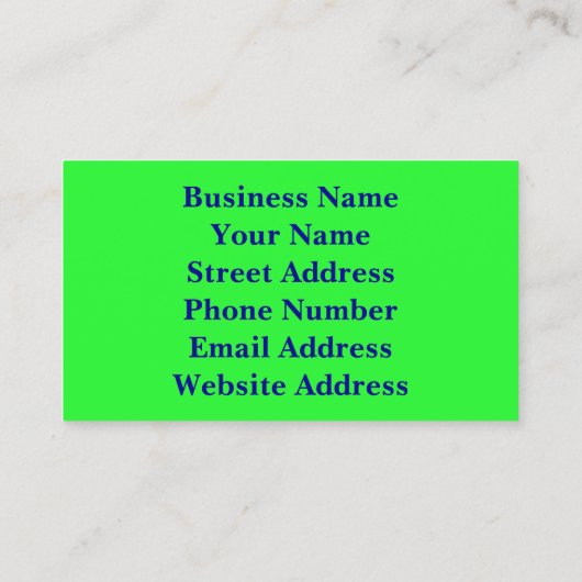 Carte De Visite Rainbow Marigold (Dos)