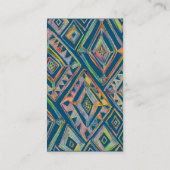 Carte De Visite Rainbow prisme vertical géométrique créative verti (Dos)