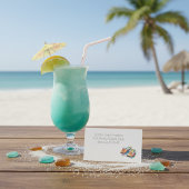 Carte De Visite Rainbow Reef Flip Flops, custom