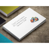 Carte De Visite Rainbow Reef Flip Flops, custom