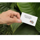 Carte De Visite Rainbow Reef Flip Flops, custom