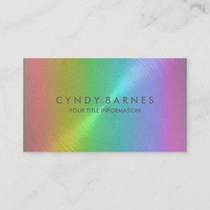 Carte de visite Rainbow Sheen