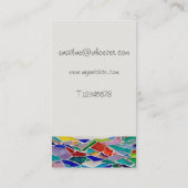 Carte De Visite Rainbow Tree (Dos)