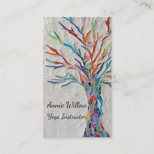 Carte De Visite Rainbow Tree (Devant)