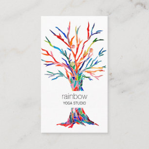 Carte de visite Rainbow Tree Yoga Studio