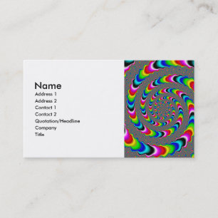 Carte De Visite Rainbow Universe - Fractal Art