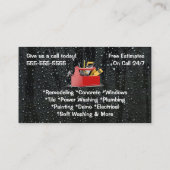 Carte de visite Raindrop Handyman (Dos)