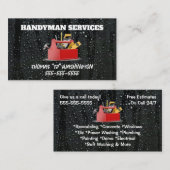 Carte de visite Raindrop Handyman (Devant / Derrière)