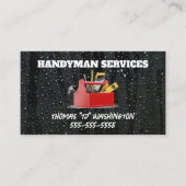Carte de visite Raindrop Handyman (Devant)