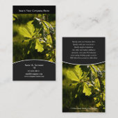 Carte De Visite Raisin de vignoble d'établissement vinicole de (Devant / Derrière)