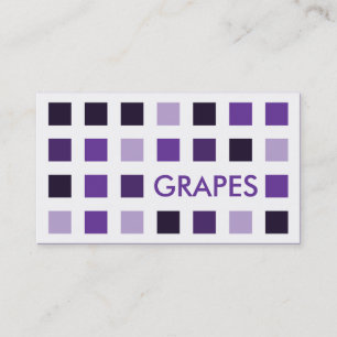 Carte De Visite RAISINS (carrés modulaires)