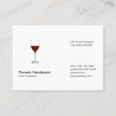 Carte De Visite Raisins de vin (Dos)